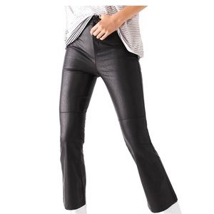 Free people NWT leather pants